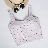 Crop Top Short Cami Tank Top Female Cute