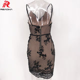 Womens Gold Black Sequins Summer Dress