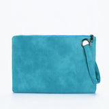 Fashion solid women's clutch bag leather