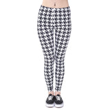 Women Fashion Legging Aztec Round Ombre Printing