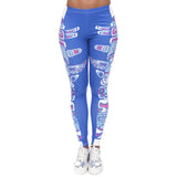 Women Fashion Legging Aztec Round Ombre Printing