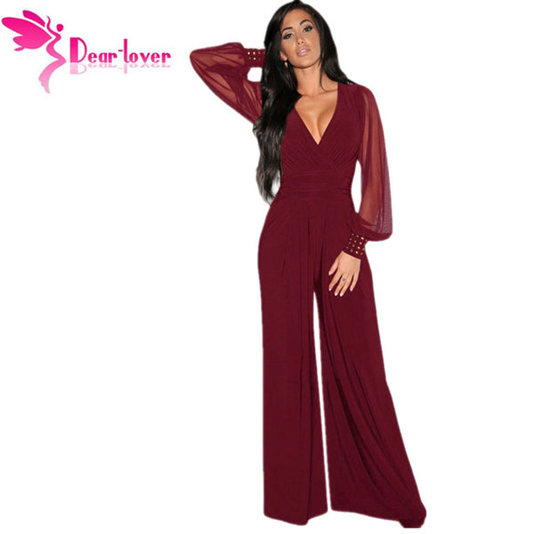 Long Black Rompers Womens Jumpsuit