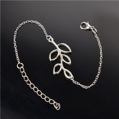 Simple Style Silver Plated Charm Bracelet Jewelry