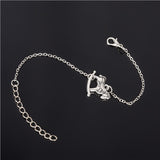 Simple Style Silver Plated Charm Bracelet Jewelry