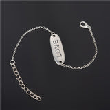 Simple Style Silver Plated Charm Bracelet Jewelry