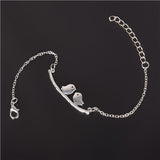 Simple Style Silver Plated Charm Bracelet Jewelry