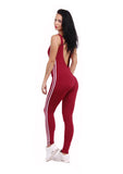 Women Fitness Jumpsuits Sexy Backless Sleeveless