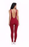 Women Fitness Jumpsuits Sexy Backless Sleeveless