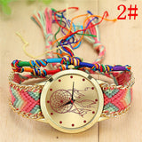 Handmade Braided Dreamcatcher Friendship Bracelet Watch