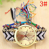 Handmade Braided Dreamcatcher Friendship Bracelet Watch