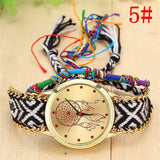 Handmade Braided Dreamcatcher Friendship Bracelet Watch