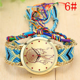 Handmade Braided Dreamcatcher Friendship Bracelet Watch