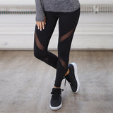 Sexy Women Leggings Gothic Insert Mesh Design