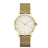 Women Fashion Stainless Steel Strap Analog Quartz Wrist Watch