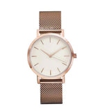 Women Fashion Stainless Steel Strap Analog Quartz Wrist Watch