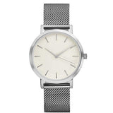 Women Fashion Stainless Steel Strap Analog Quartz Wrist Watch