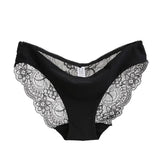 Women's sexy lace panties seamless cotto