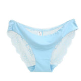 Women's sexy lace panties seamless cotto