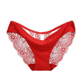 Women's sexy lace panties seamless cotto