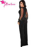 Long Black Rompers Womens Jumpsuit