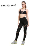 Sexy Women Leggings Gothic Insert Mesh Design