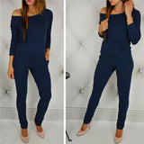 Autumn female body with long sleeves overalls for women