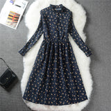 Dress Women Vintage Autumn