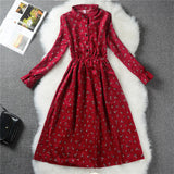 Dress Women Vintage Autumn