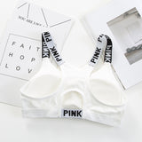 Women Crop Top Cropped Padded Bra