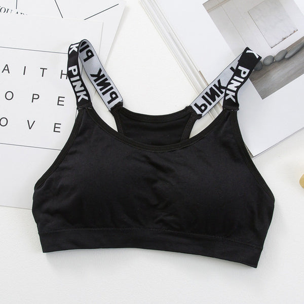 Women Crop Top Cropped Padded Bra