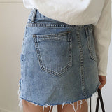 Summer Jeans Skirt Women High Waist Jupe