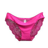 Women's sexy lace panties seamless cotto