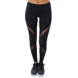 Sexy Women Leggings Gothic Insert Mesh Design