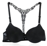 Womens Sexy Front Closure Lace Racer Back Push Up Seamless women's Bra Racerback Bra underwear