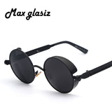 Mirror Lens Round Glasses