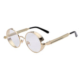 Mirror Lens Round Glasses