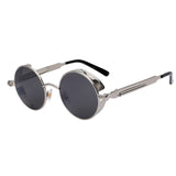 Mirror Lens Round Glasses