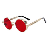 Mirror Lens Round Glasses