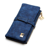 New Fashion Women Wallets Drawstring Nubuck Leather