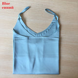 Crop Top Women Camis Silk Satin Halter Top