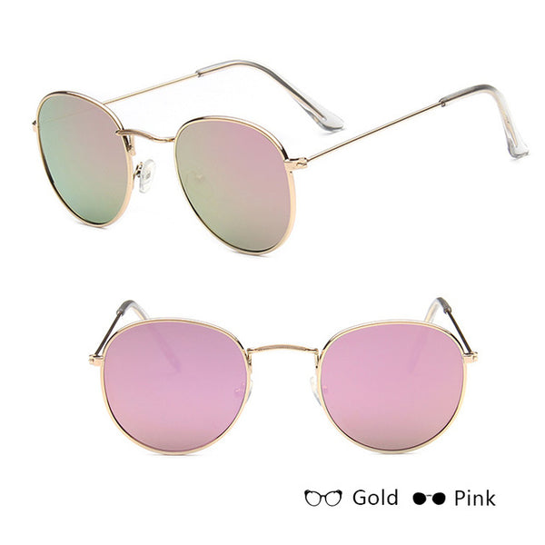 Retro Round Sunglasses Women Brand