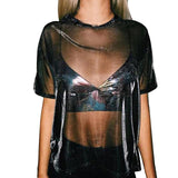 Mesh Tee See-Through Women