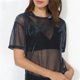 Mesh Tee See-Through Women