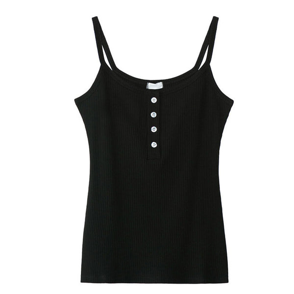 Sexy slim tank top women sleeveless crop