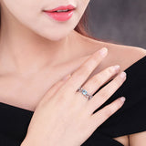 Crystal Middle Ring Fashion Jewelry