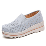 Spring women flats shoes platform sneakers shoes leather