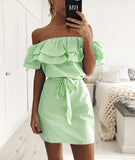 Women Dresses Striped Summer