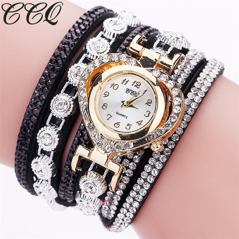 Fashion Luxury Women Rhinestone Bracelet Watch